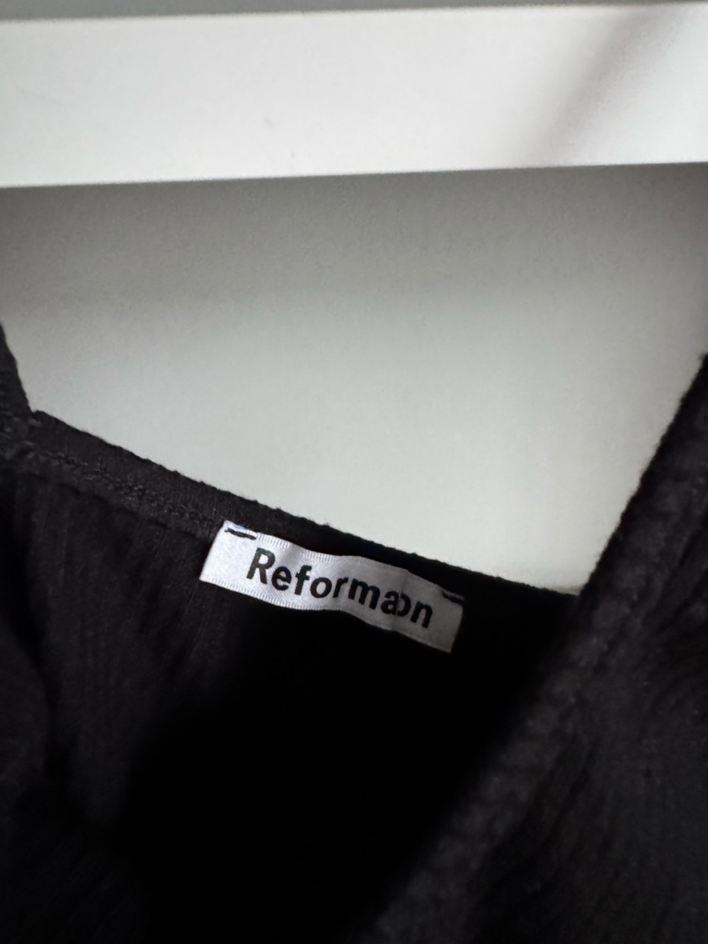 Reformation Ribbed Angle Tank Top - Picture 2 of 4